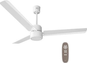 Reo by Havells Unnovate|Remote Controlled (2 Year Warranty) BLDC Motor 1200 mm Ceiling Fan (5 Star | Elegant White)