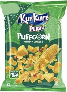 KURKURE Puffcorn Yummy Cheese Namkeen (52 g)