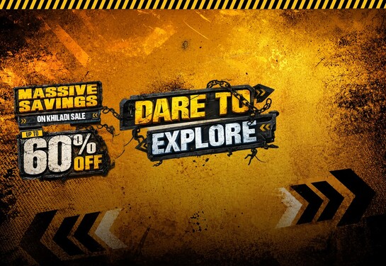 Woodland Massive savings on Khiladi Sale - Up to 60% Off