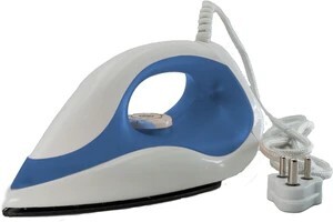 Larica Blue 1000 W Dry And Light Weight Iron With 1 Year Warranty| 1000 W Dry Iron (Blue)