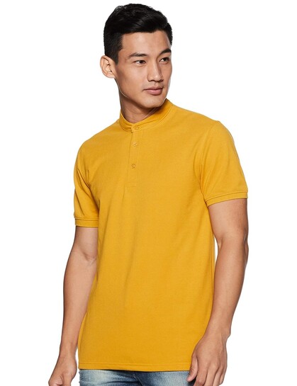 Amazon Brand - Symbol Men's Cotton Rich Polo T Shirt