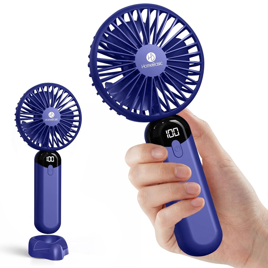  HOMEBASIC Portable Handheld Fan @ ₹378 | 5% Coupon | 50% OFF on ₹799 MRP!