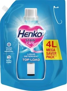 Henko Stain Care Top Load Fresh Liquid Detergent (4 L), location specific