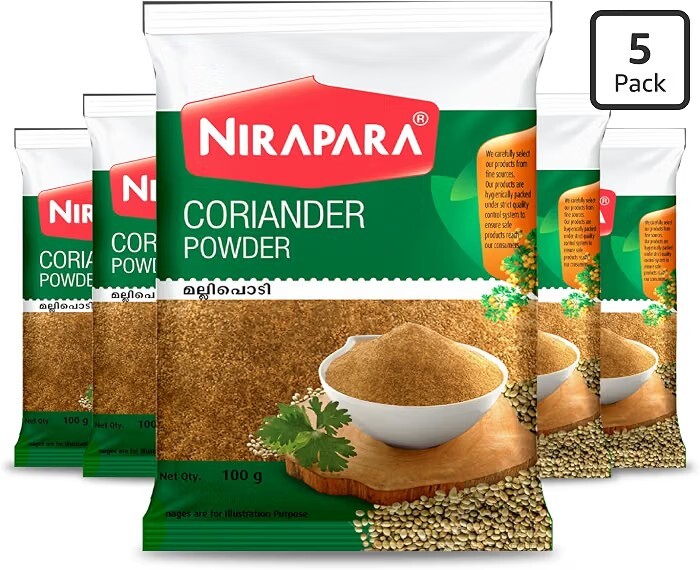 Nirapara Coriander Powder for Incredible Taste and Flavour| hyperlocal at Cochin