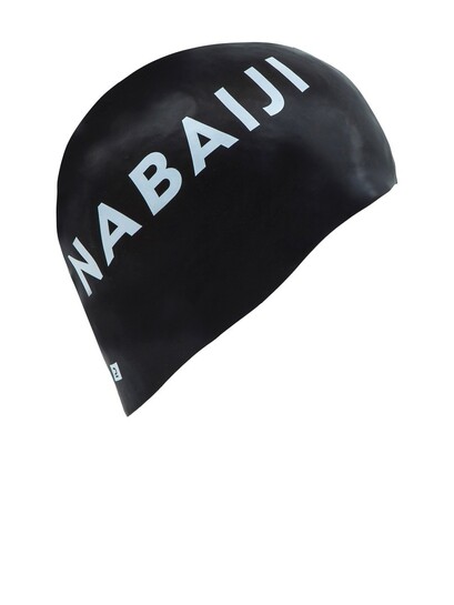 Buy Decathlon NABAIJI Unisex Black Printed Silicone Swimming Cap - Swimwear Accessories for Unisex 20012114 | Myntra