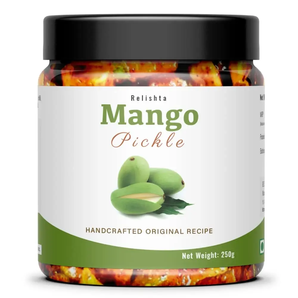 Relishta Mango Pickle 250 g Traditional Handmade Indian Achar