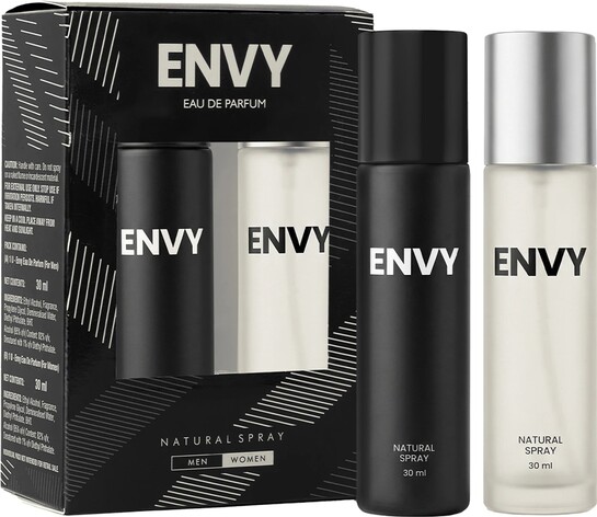 Envy Natural Spray Gift Pack Eau de Parfum  -  60 ml (For Men & Women)