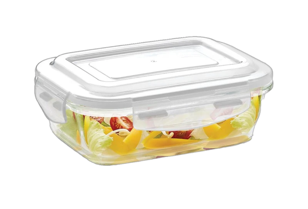 BOROSIL Glass Grocery Container - 640 ml @445 (3 quantity - 148 each)
