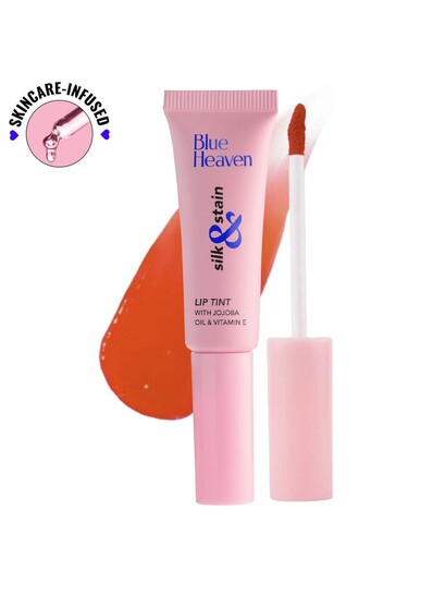 Blue Heaven Silk & Stain Lip Tint With Jojoba Oil & Vitamin E 8 Ml Brick Beauty - Lip Gloss 