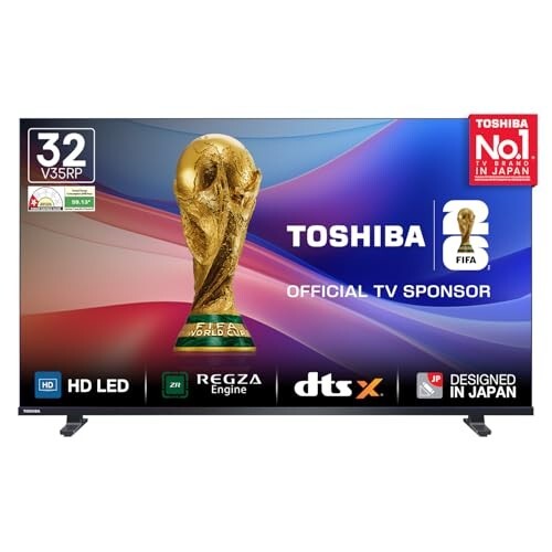 Toshiba 80 cm (32 Inches) HD Ready Smart LED TV | Dolby Audio & DTS Virtual:X  (Black)