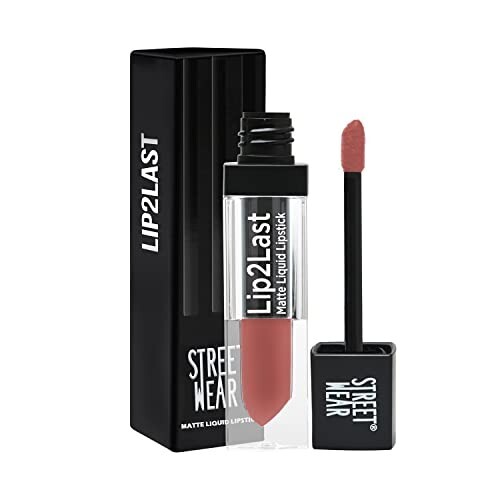 REVLON Street Wear Lip2Last Matte Liquid Lipstick -Mood Nude (Nude) - 5 Ml 