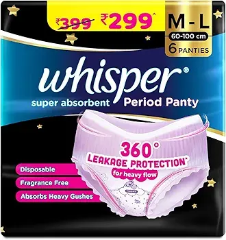 Whisper Super Absorbent Period Panty 