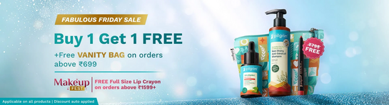 Fabulous Friday Sale | Buy 1 Get 1 Free | Free Vanity Bag