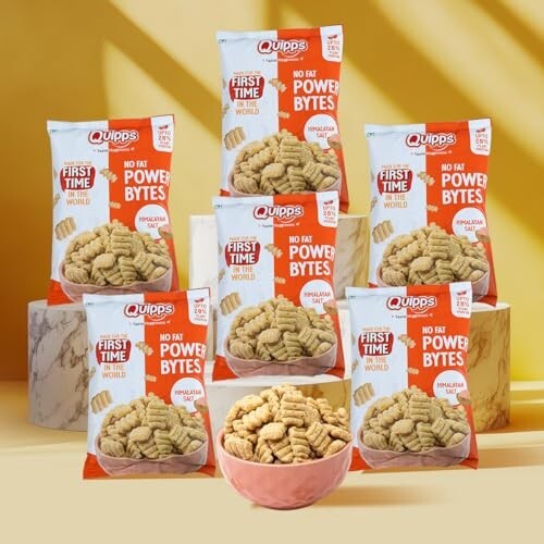 Quipps Power Bytes Himalayan Salt Pack of 6 | 60g Each 