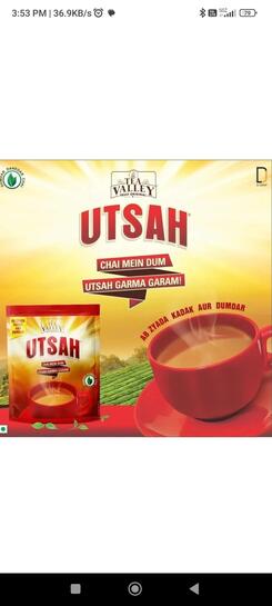Utsah-1000GM Black Tea Pouch
