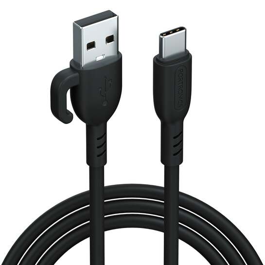 Lowest Price- Portronics Core 3 USB-A to Type C Fast Charging Cable at Rs.119