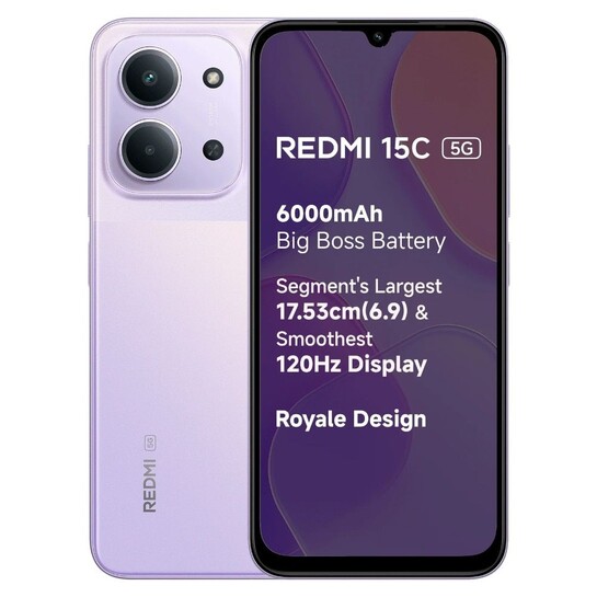 Jiomart- Redmi 15C (8GB/128) @ 19240 with select bank CC
