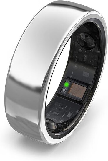 aabo Smart Ring for Men Women |Fitness Tracker Ring| Titanium Design| Sleep Tracker(Size 8, Silver)