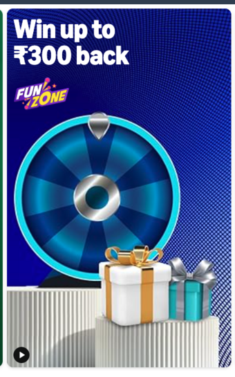 Win up to ₹300 back & Rewards