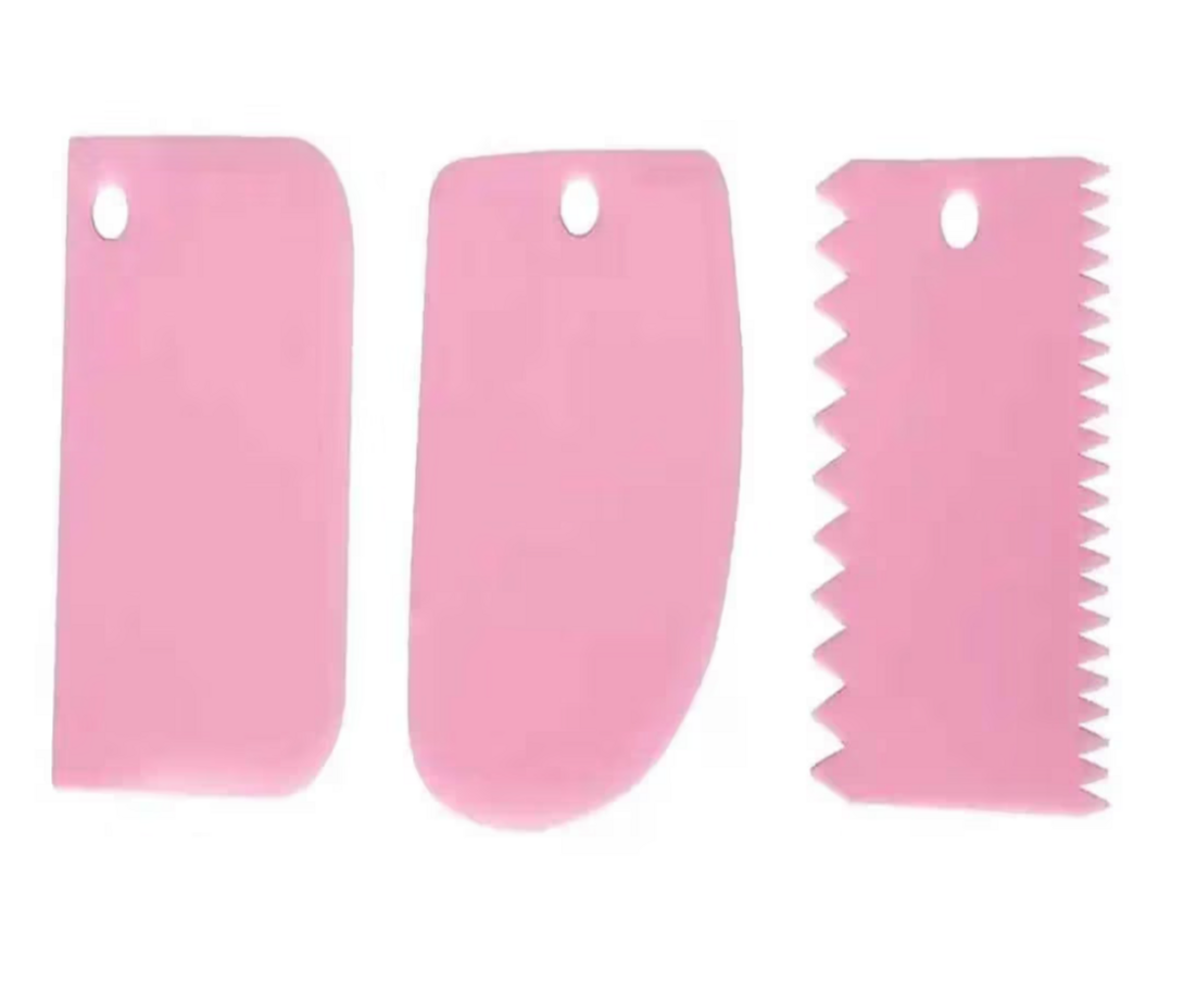 Zepto - Daluci Baking Scraper Set Dough Cake Scrapers