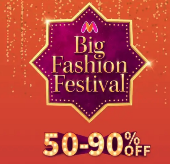 The Big Fashion Festival  -Up to 90 % off  Starts 8 Oct -Get VIP Only Benefits  and early access on 7 Oct with VIP Pass