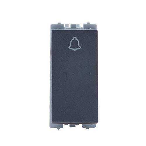 Wipro Northwest Nowa 6A Bell Push, Silver Grey (pack of 20)
