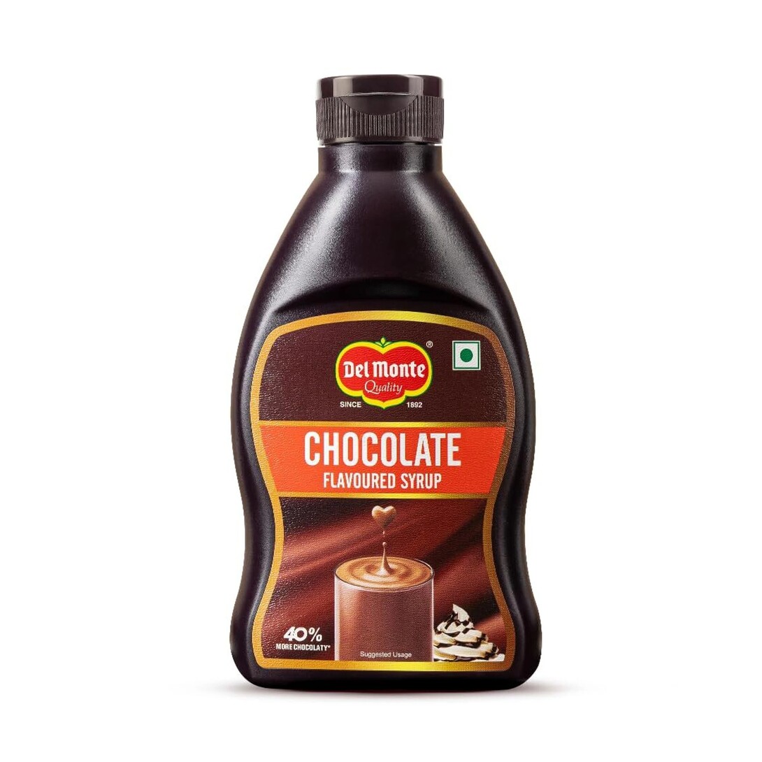 Zepto - Del Monte Chocolate Syrup | Perfect for Milkshake & Cake | Topping Syrup