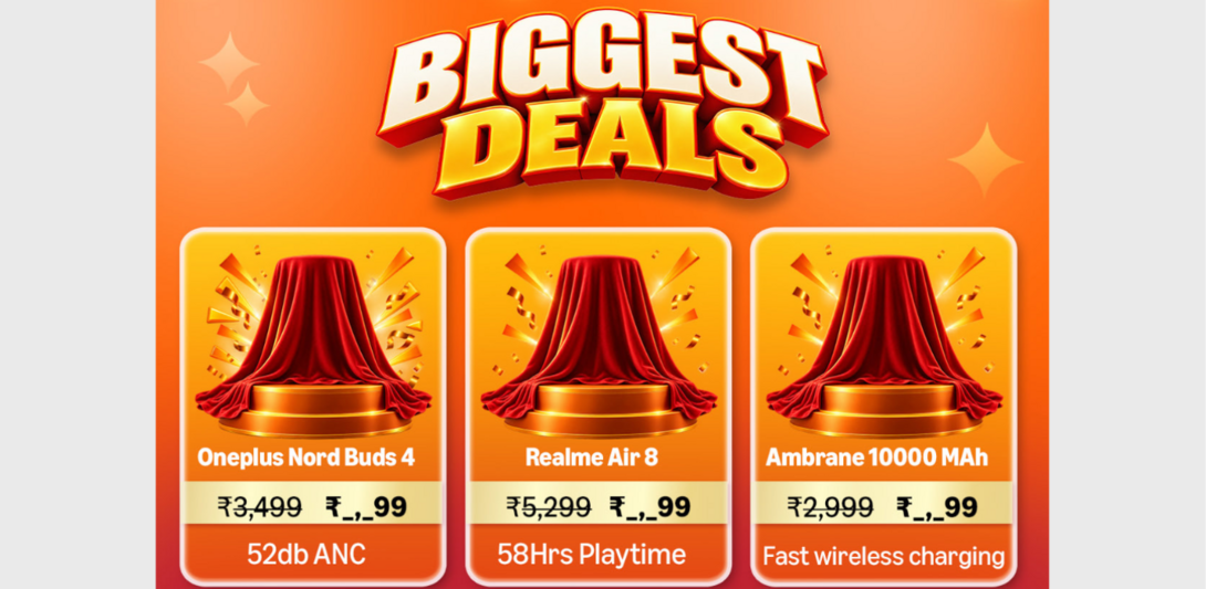 Amazon Great Indian Festival 2026 offers on electronics