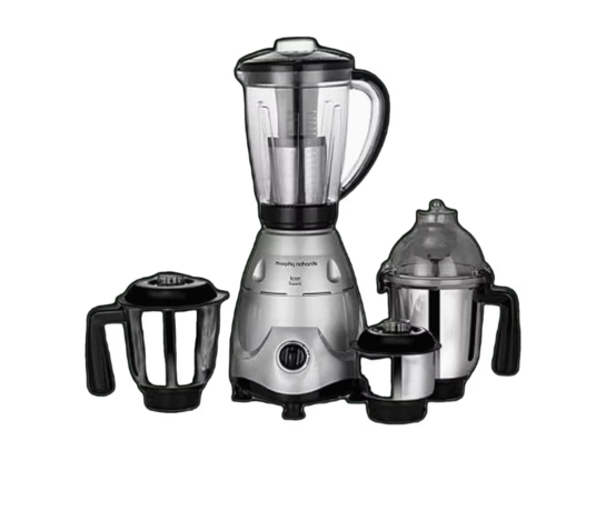 Morphy Richards Icon Superb Mixer Grinder, 4 Jars, 750W, Stainless Steel Blade (Silver and Black) 