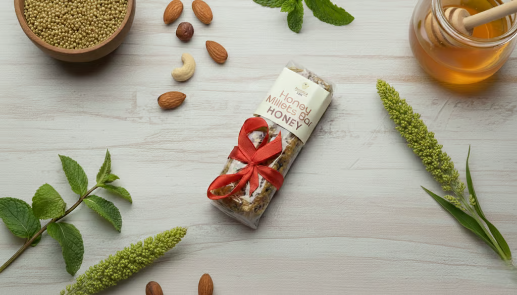 Aryahi Fed Farmers Producer Co Ltd Honey Millets Bar (30g)