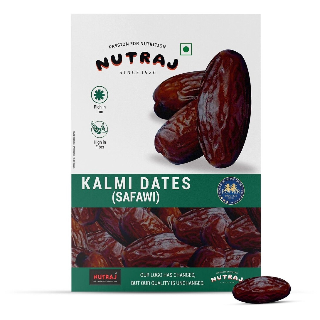 Nutraj Fresh Kalmi Dates (Khajur) - 500g Pouch