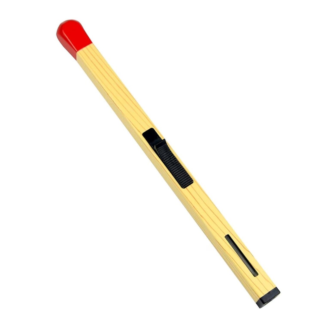 Match Stick Shaped Gas Lighter for Kitchen | Candle Lighter Stick Matchstick Design Refillable for Candles Kitchen Stove BBQ Camping Indoor Outdoor Use