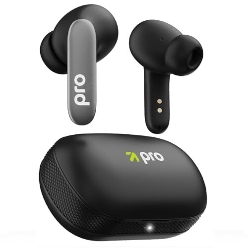 GOBOULT Y1 Pro TWS Wireless Earbuds with 60H Playtime (Jet Black)