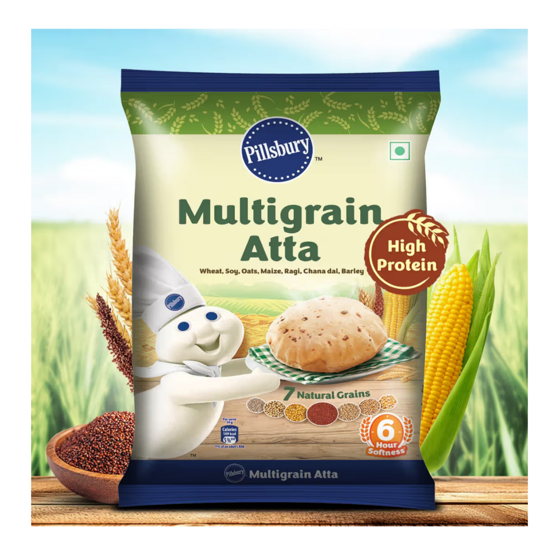 Instamart: Pillsbury Multigrain Atta 5kg @165 & Maida 1kg @22 more