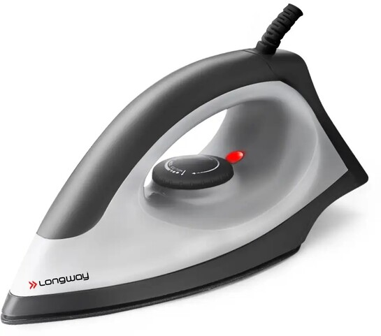 Longway Kwid 1100 W Dry Iron (Black, Gray)