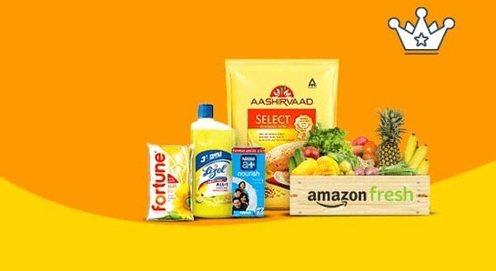Amazon fresh: Flat ₹100/200/300 back on mov ₹799/1799/2799