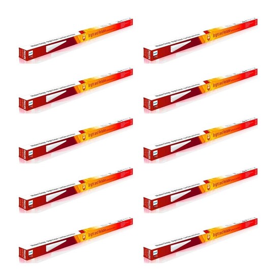 Philips 20-Watt LED Batten/Tubelight | 4-ft | Colour : Cool Day Light, Pack of 10