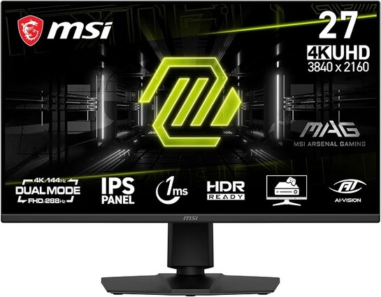 MSI MAG 275UPD E14 27-Inch, 4K UHD Gaming Monitor, 3840 x 2160 IPS, 288Hz, 1ms, HDR Ready