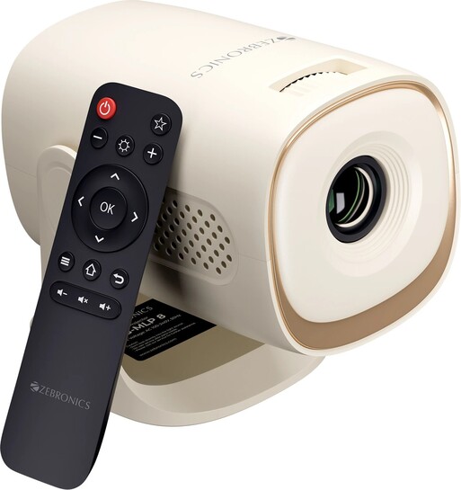 ZEBRONICS PixaPlay 72 Plus (4000 lm / Wireless) Portable Smart Pr...more