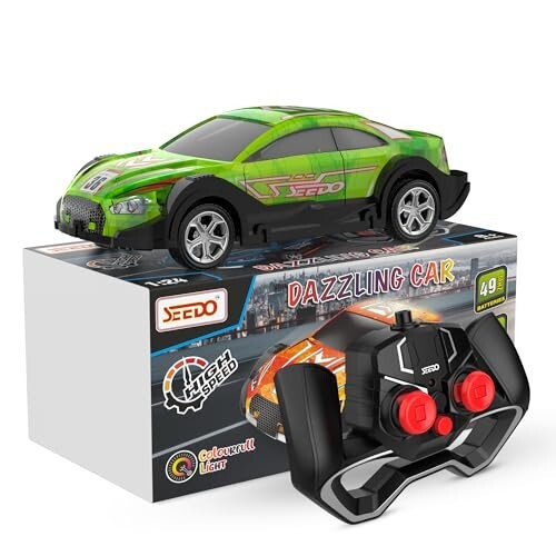 SEEDO Remote Control Rechargeable Dazzling Drift Anti Scratch High Speed Racing Car 