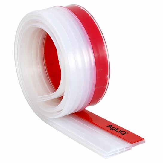 Door Bottom Sealing Strip Guard Protector Silicone Self Adhesive for Home from Dust, Insects, Waterproof, Soundproof Door Seal, Door Air Blocker 1 Meter Transparent (1 Meter, Transparent)