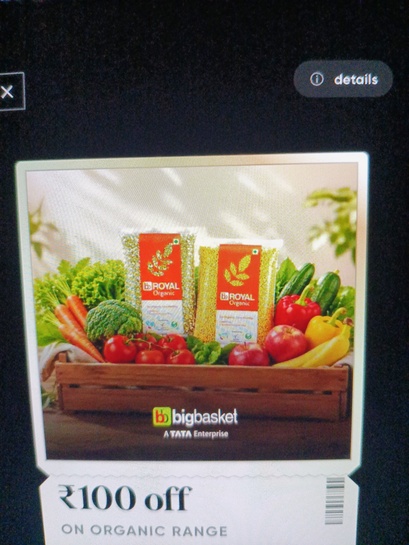Bigbasket 100 off on organic staples