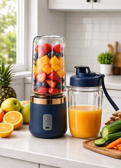 NutriPro MIXER_JUICER_05 50 W Juicer Mixer Grinder (PORTABLE_JUIC...more