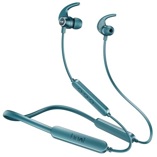 boAt Rockerz 255 Pro+ In-Ear Bluetooth Wireless Neckband Earphones (Teal Green)