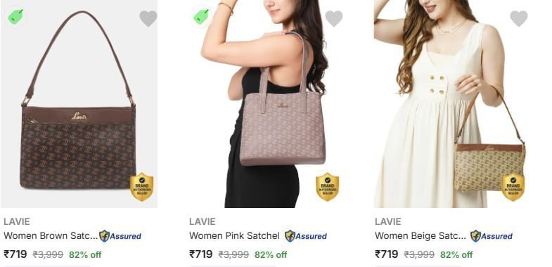Minimum 80% Off - Lavie Women Handbags
