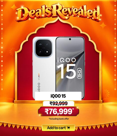 (Upcoming) iQOO 15 (Legend 2026, 12 GB RAM, 256 GB Storage) |Fastest Snapdragon 8 Elite Gen 5 Processor* | Samsung 2K M14 Lead OLED