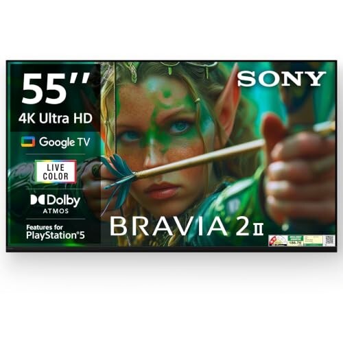 Sony 139 cm (55 inches) BRAVIA 2M2 Series 4K Ultra HD Smart LED Google TV K-55S25M2