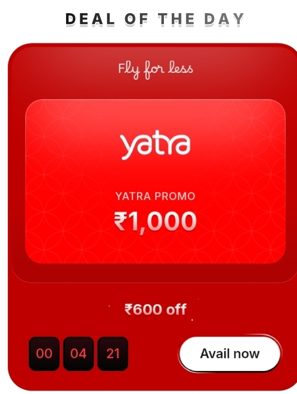 Hubble - Yatra Gv at Rs400 Worth Rs1000