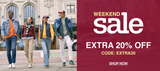 Weekend Sale | Extra 20% Off 