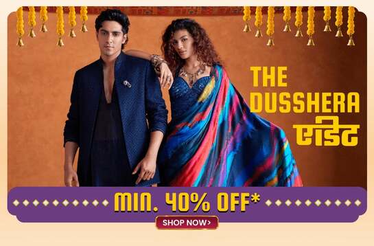 AJIO DUSSHERA EDIT: Clothing, Footwear & more up to 90% off